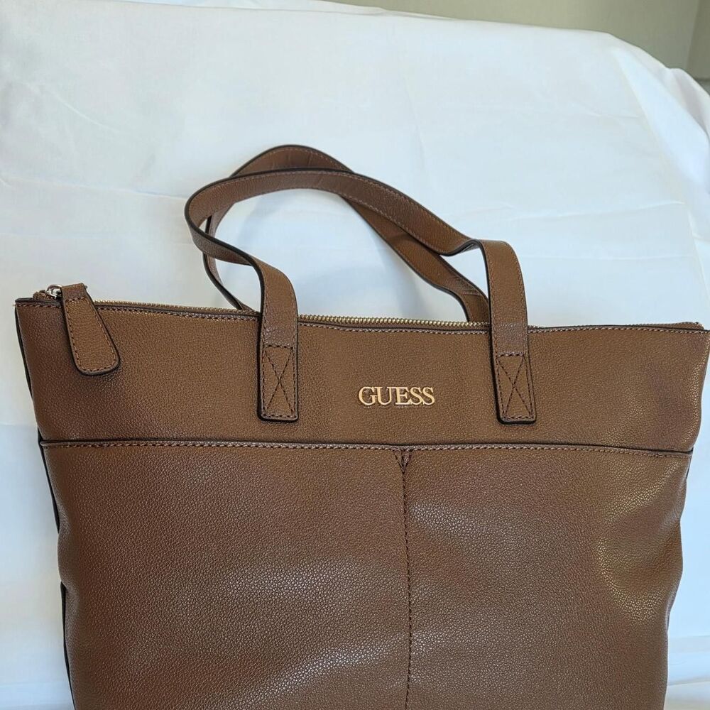 Guess Women's Brown and Tan Bag